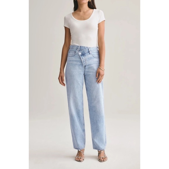 Agolde Denim - AGOLDE Criss Cross Upsized Jean in Suburbia Size 28